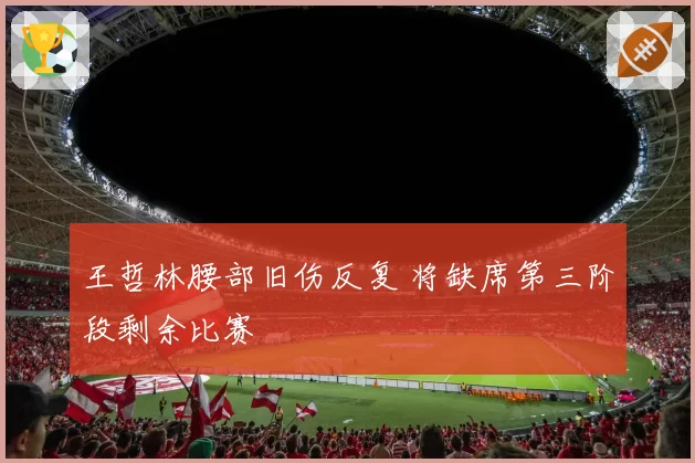 王哲林腰部旧伤反复 将缺席第三阶段剩余比赛